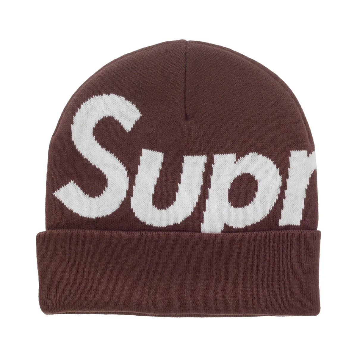 Supreme Big Logo Beanie (FW25) Brown