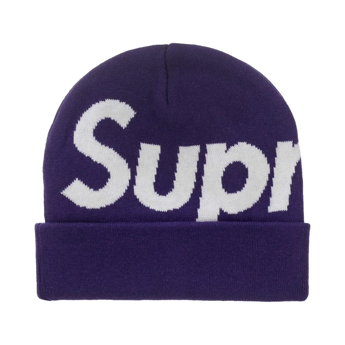 Supreme Big Logo Beanie (FW25) Purple