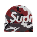 Supreme Camo Big Logo Beanie (FW25) Red Camo