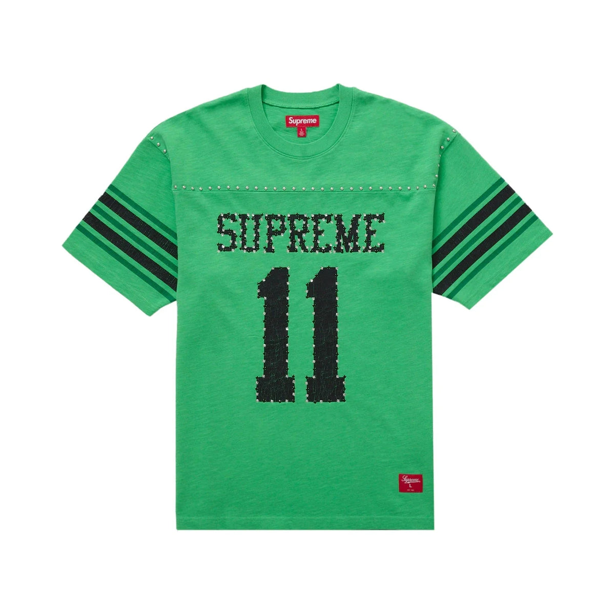 Supreme Studded S/S Football Top Green